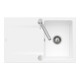 V&B Évier Siluet 45 m Garniture vidage, excentrique, blanc alp CeramicPlus-1