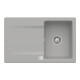 V&B Évier Siluet 45 m Garniture vidage, excentrique, fossil CeramicPlus-1