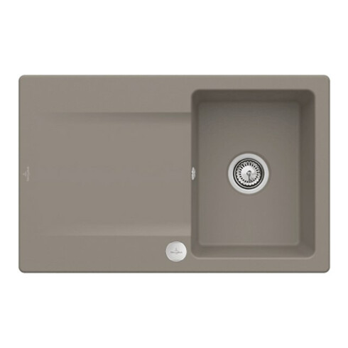 V&B Évier Siluet 45 m Garniture vidage, excentrique, timber CeramicPlus