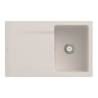 V&B Évier Siluet 45 m Garniture vidage, manuel, crema CeramicPlus