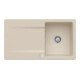 V&B Évier Siluet 50 m garniture vidage, excentrique, amande CeramicPlus-1