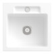 V&B Évier Siluet 50 S avec garniture, mitigeur, blanc alpin CeramicPlus-1