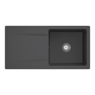 V&B Évier Siluet 60 avec garniture vidage, robinet à main, graphite