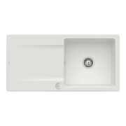 V&B Évier Siluet 60 cm, avec garniture de vidange, rond avec excentrique, vapeur