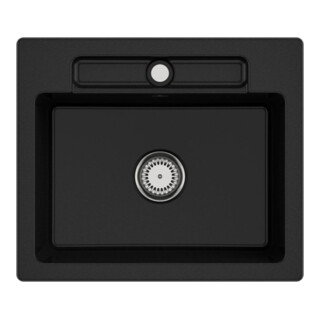 V&B Évier Siluet 60 S avec garniture vidage, robinet rond, chrome C-plus