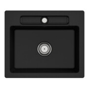 V&B Évier Siluet 60 S avec garniture vidage, robinet rond, chrome C-plus