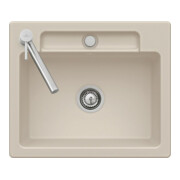 V&B Évier Siluet 60 S, crema CeramicPlus