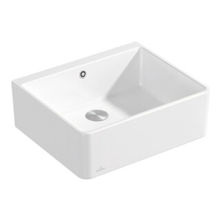 V&B Évier simple 60 x évier, blanc pierre CeramicPlus