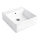 V&B Évier simple avec garniture, robinetterie, blanc perle CeramicPlus-1