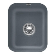 V&B Évier sous-plan Cisterna 45 avec garniture vidage, mitigeur, CeramicPlus graphite