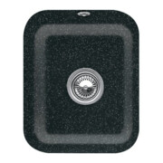 V&B Évier sous-plan Cisterna 45 cm set vidage, manuel, chromite CeramicPlus