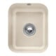 V&B Évier sous-plan Cisterna 45 m avec garniture vidage, excentrique, almond CeramicPlus-1