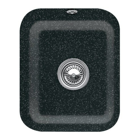 V&B Évier sous-plan Cisterna 45 m garniture vidage, excentrique, Chrome CeramicPlus