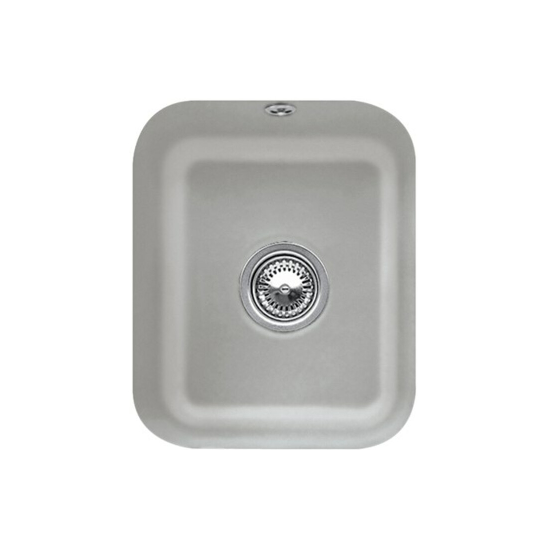 V&B Évier sous plan Cisterna 45 m, garniture vidage, excentrique, fossil CeramicPlus