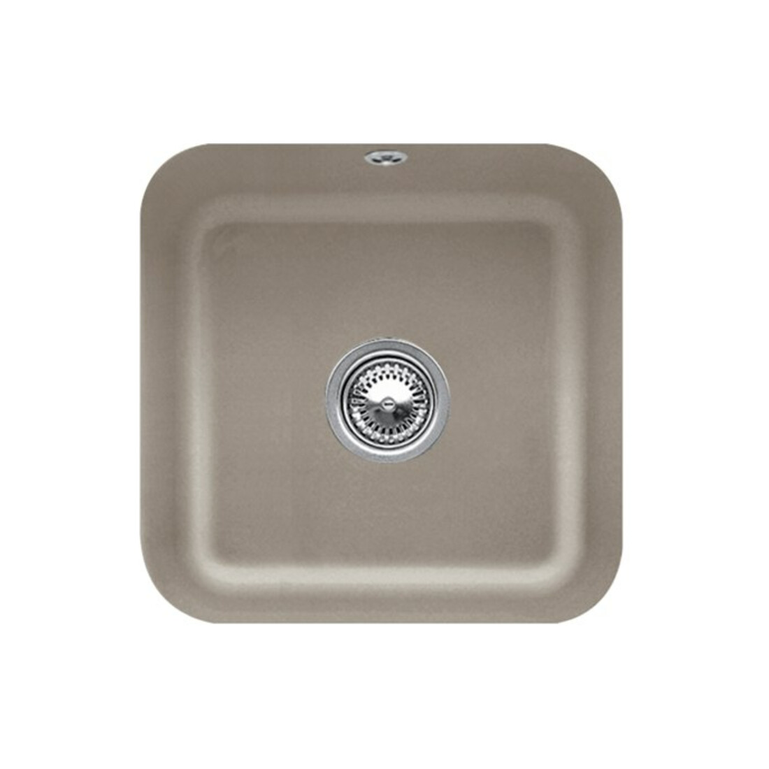 V&B Évier sous-plan Cisterna 50 avec garniture vidage, excentrique, CeramicPlus bois
