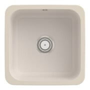 V&B Évier sous-plan Cisterna 50 avec garniture vidage, mitigeur, crema CeramicPlus