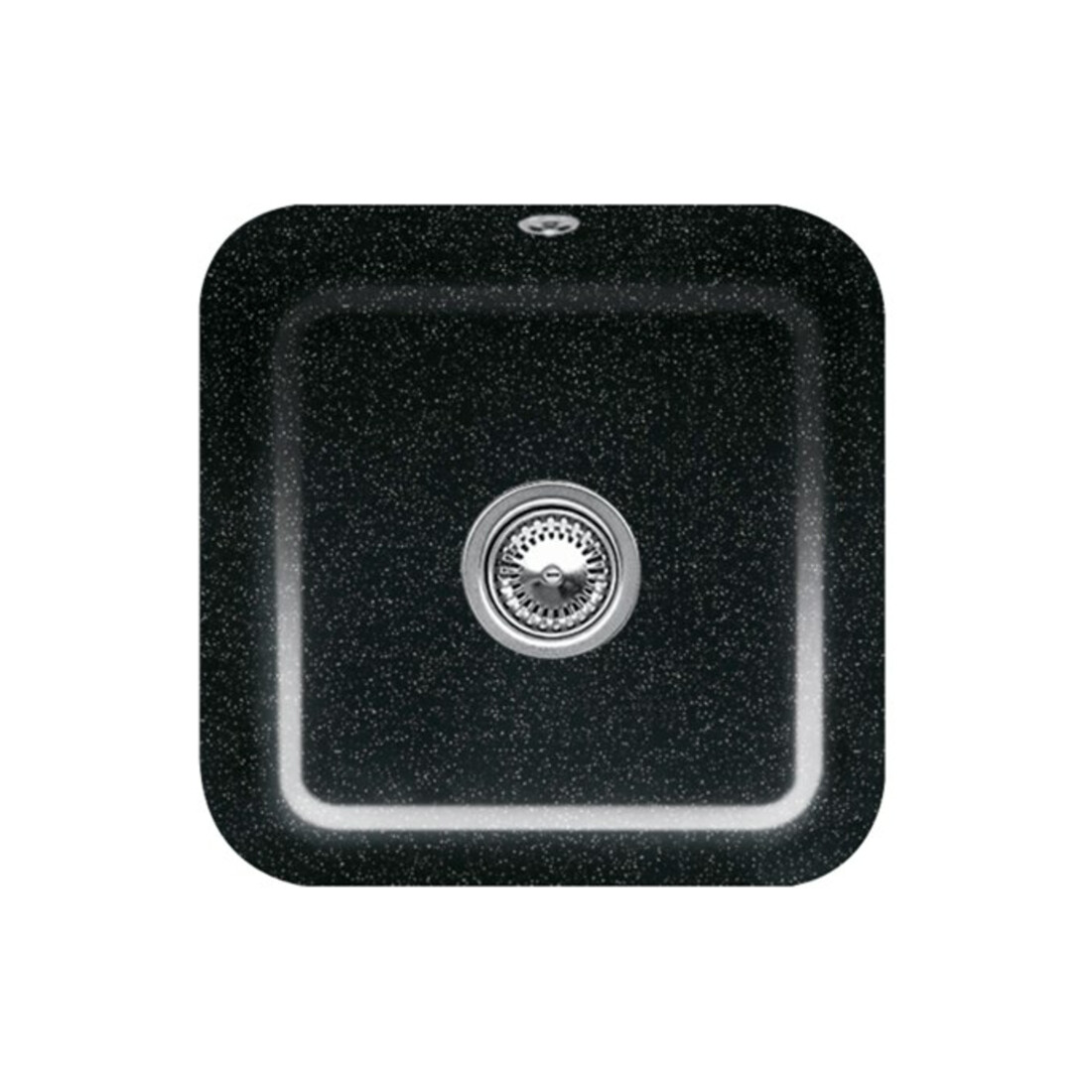 V&B Évier sous-plan Cisterna 50, garniture vidage, avec excentrique, Chrome CeramicPlus