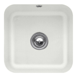 V&B Évier sous plan Cisterna 50, garniture vidage, avec excentrique, steam CeramicPlus