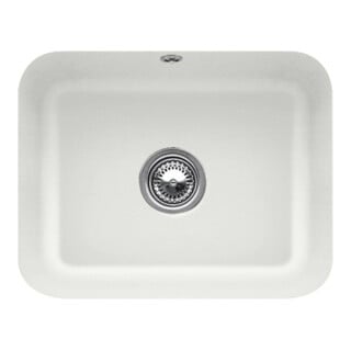V&B Évier sous-plan Cisterna 60C avec garniture vidage, excentrique, steam CeramicPlus