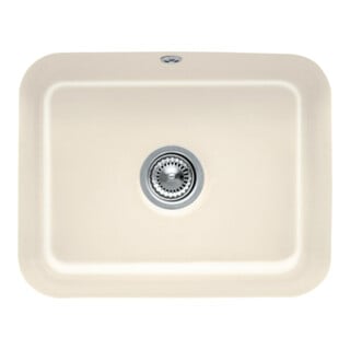 V&B Évier sous plan Cisterna 60C, blanc neige CeramicPlus