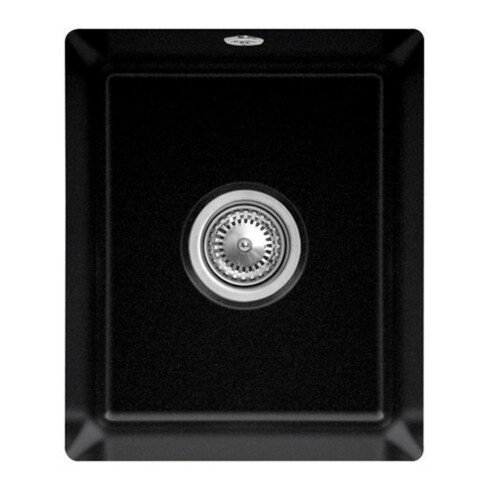 V&B Évier sous-plan Subway 45 SU avec garniture vidage, excentrique, Chrome CeramicPlus