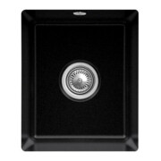V&B Évier sous-plan Subway 45 SU avec garniture vidage, excentrique, Chrome CeramicPlus