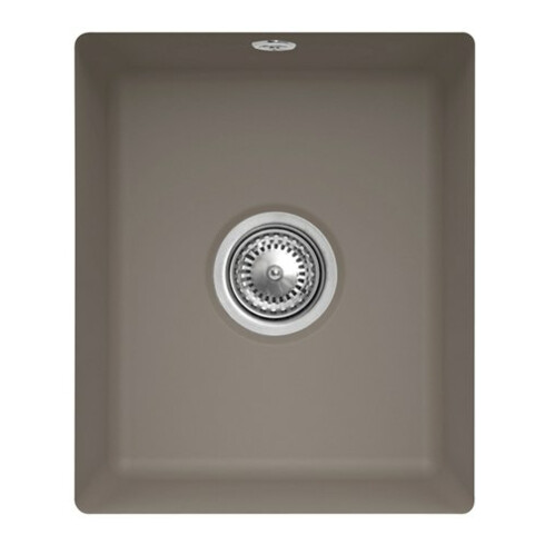 V&B Évier sous plan Subway 45 SU avec garniture vidage, excentrique, timber CeramicPlus