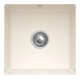 V&B Évier sous-plan Subway 50 SU avec garniture vidage, excentrique, crema CeramicPlus-1