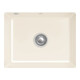V&B Évier sous-plan Subway 60 SU avec garniture vidage, excentrique, crema CeramicPlus-1