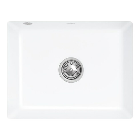 V&B Évier sous-plan Subway 60 SU, blanc alpin CeramicPlus