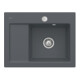 V&B Évier Subway 45 Compact droite, avec garniture vidage, excentrique, graphite C-plus-1