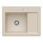 V&B Évier Subway 45 Compact G, avec garniture vidage, excentrique, amande C-plus