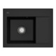 V&B Évier Subway 45 Compact G, avec garniture vidage, robinet, Chrome CeramicPlus-1