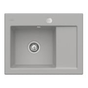 V&B Évier Subway 45 Compact G, avec garniture vidange, excentrique, fossil C-plus