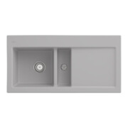 V&B Évier Subway 60 gauche, avec garniture vidage, robinetterie, steam CeramicPlus