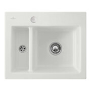 V&B Évier Subway 60 XM avec garniture vidage, excentrique, steam CeramicPlus