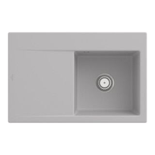 V&B Évier Subway Style 45 D, avec garniture vidage, commande manuelle, steam CeramicPlus