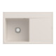V&B Évier Subway Style 45 Flat gauche, avec garniture, crème CeramicPlus-1