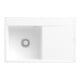 V&B Évier Subway Style 45 Flat gauche, avec garniture, mitigeur, blanc sn C-plus-1