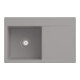 V&B Évier Subway Style 45 Flat gauche, avec garniture, mitigeur, fossil C-plus-1