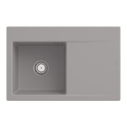 V&B Évier Subway Style 45 G, avec garniture vidage, mitigeur, fossil C-plus