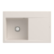 V&B Évier Subway Style 45 gauche, avec garniture de vidage, crema CeramicPlus