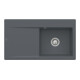 V&B Évier Subway Style 50 bac à droite, graphite CeramicPlus-1