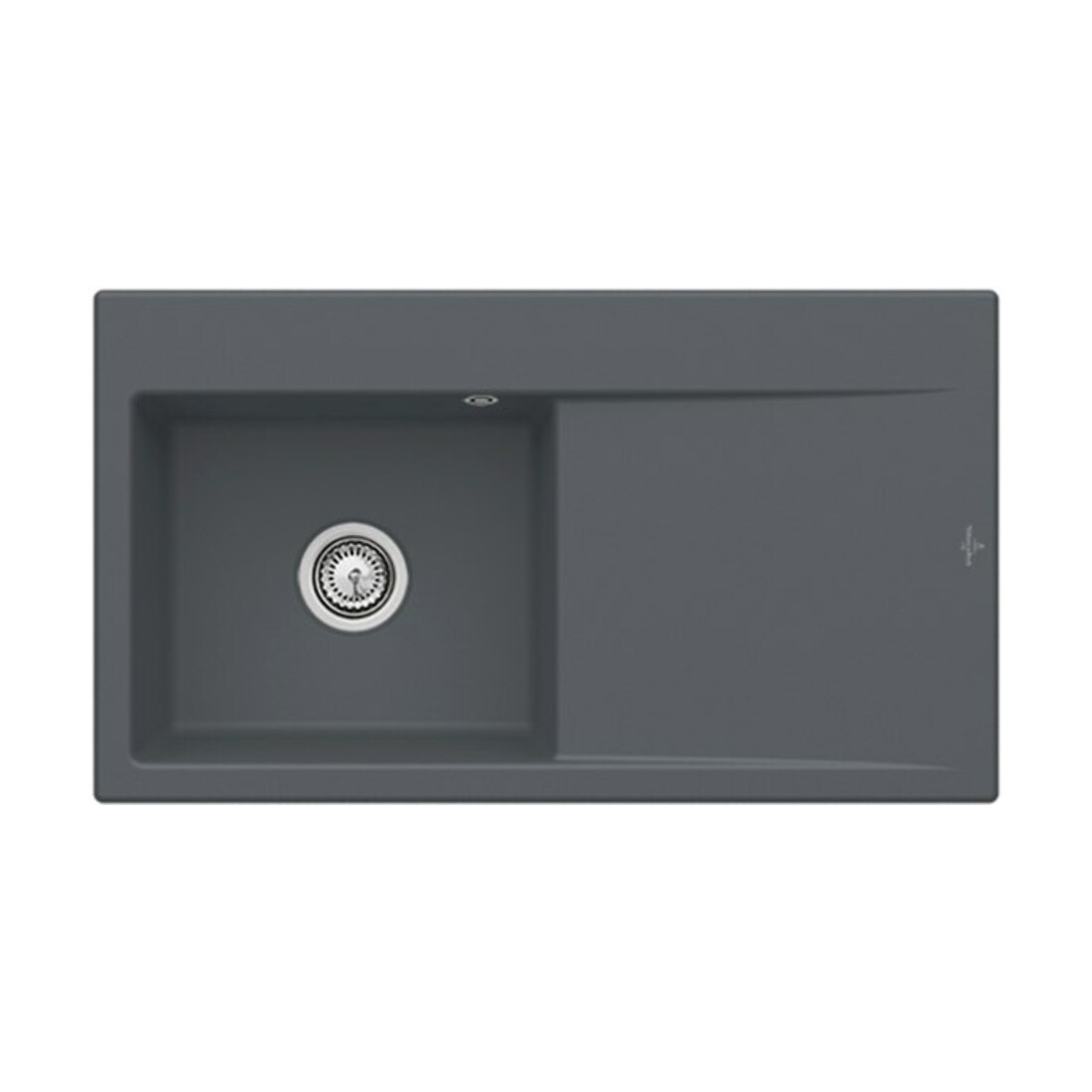 V&B Évier Subway Style 50 bac gauche, graphite CeramicPlus