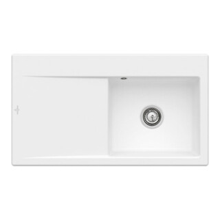 V&B Évier Subway Style 50 cuve à droite, blanc pierre CeramicPlus