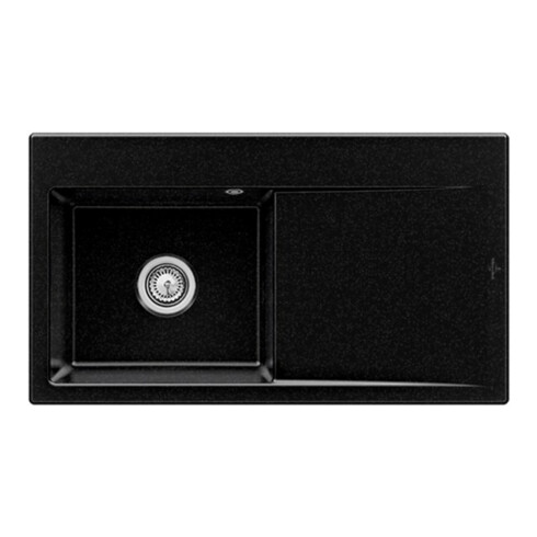 V&B Évier Subway Style 50 cuve gauche, CeramicPlus chromite