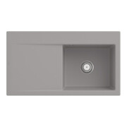 V&B Évier Subway Style 50 dr, avec garniture vidage, robinetterie, fossil C-plus