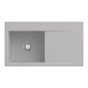 V&B Évier Subway Style 50 gauche, avec garniture vidage, poignée, steam CeramicPlus