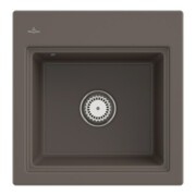 V&B Évier Subway Style 50 S Git., R, avec égouttoir, poignée, timber C-plus