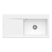 V&B Évier Subway Style 60 avec égouttoir à droite, blanc neige CeramicPlus
